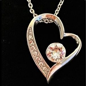 COPY - Nic & Syd Crystal Heart Necklace